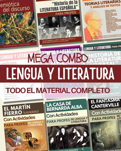MEGA PACK LENGUA & LITERATURA : TODO EL MATERIAL