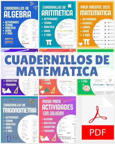 CUADERNILLOS DE ACTIVIDADES MATEMATICA