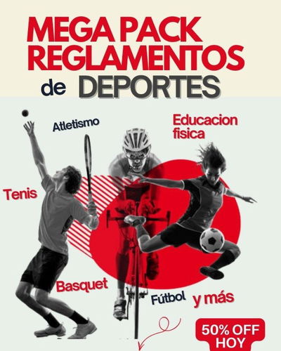 PACK REGLAMENTOS DEPORTIVOS PARA PROFES