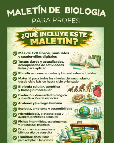 MALETÍN DE RECURSOS DE BIOLOGIA SECUNDARIA