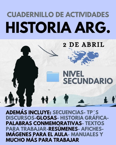 CUADERNILLO +PACK : MALVINAS EN EL AULA Actividades