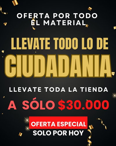 TODO EL MATERIAL DE LA TIENDA- MEGA PACK CIUDADANIA