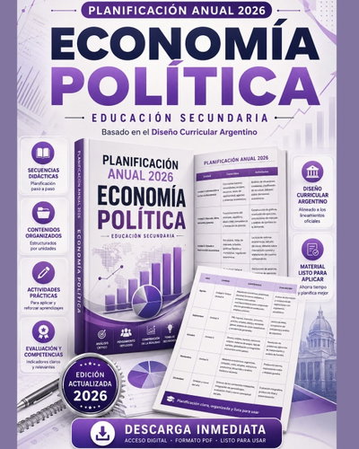 Planificación Anual de Economía Política 2026 – Nivel Secundario