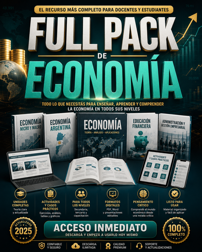 FULL PACK ECONOMIA- 2026-TODO EL MATERIAL DE LA TIENDA 