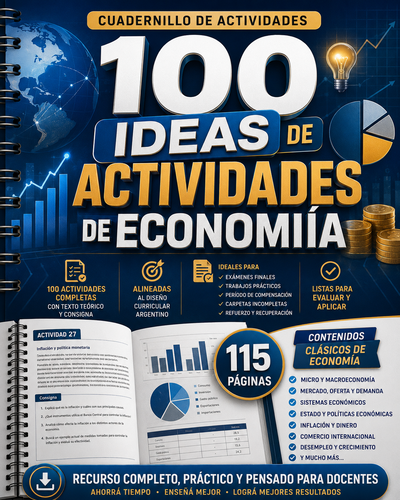 100 IDEAS DE ACTIVIDADES DE ECONOMÍA-CUADERNILLO-115 PAGS