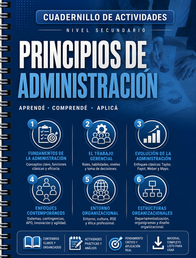 PRINCIPIOS DE ADMINISTRACIÓN-Cuadernillo de Actividades