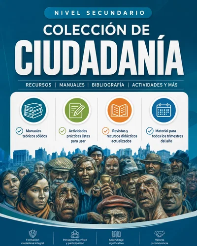 COLECCIÓN CIUDADANÍA – Manuales, Cuadernillos, Revistas y Actividades (Edición Completa)