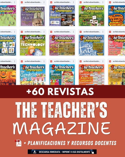 COLECCION THE TEACHER'S MAGAZINE (+60 REVISTAS)