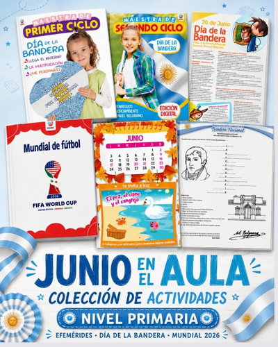 &nbsp;JUNIO EN EL AULA – COLECCIÓN DE ACTIVIDADES PARA NIVEL PRIMARIA&nbsp;