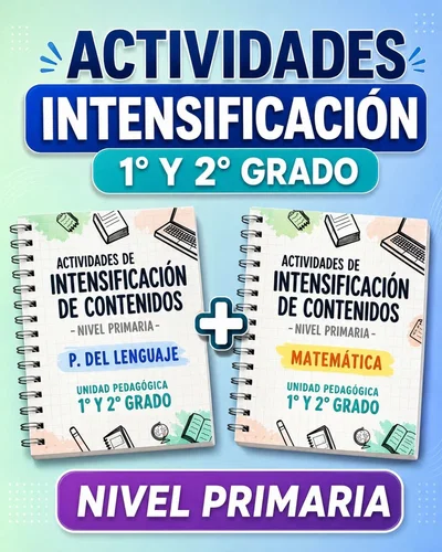 COMBO INTENSIFICACION PRIMARIA 1° Y 2°- PDL Y MATEMATICA