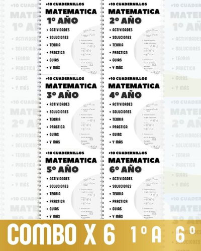 FULL PACK COMBO X 6 PACKS DE RECURSOS Y PLANIFICACIONES 1ro a 6to