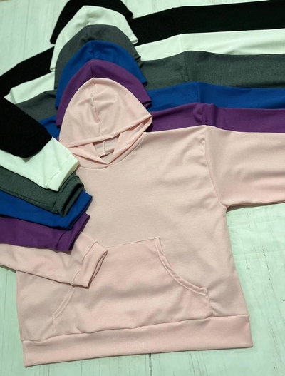 Buzo wafle media estacion 