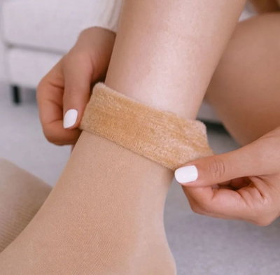 Medias plush 1/2 doc 