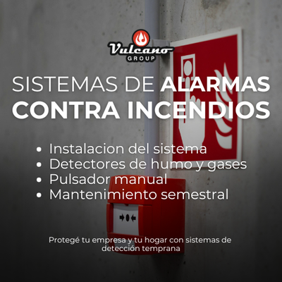 Sistema de alarmas contra incendios
