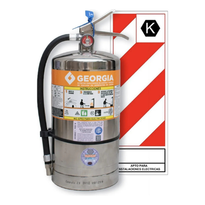  Matafuego Georgia Clase K 6 Lts 