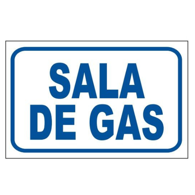 Cartel sala de gas 