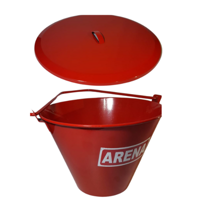 Balde de arena con tapa