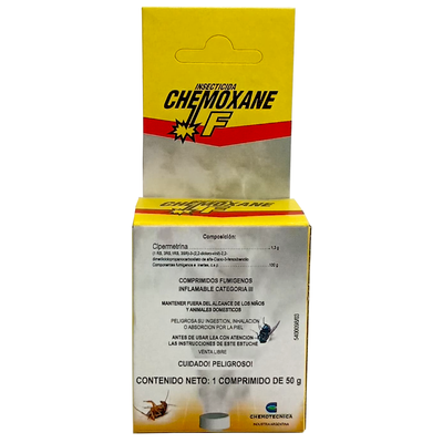 Insecticida pastillas fumigante Chemoxane X 50 Grs