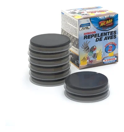Repelente de palomas y aves Aerobird 8 discos profesional