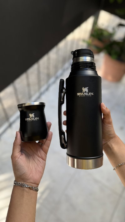 SET TERMO 1 LITRO STANLEY PICO SYSTEM + MATE 