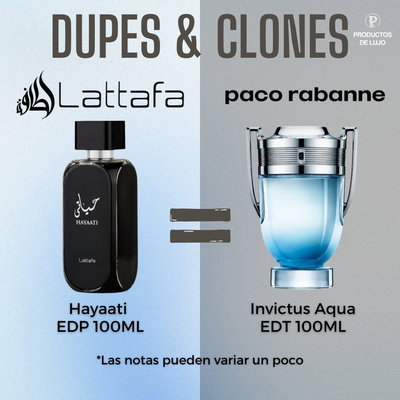 PERFUME ARABE HOMBRE LATAFFA HAYAATI 100 ML 