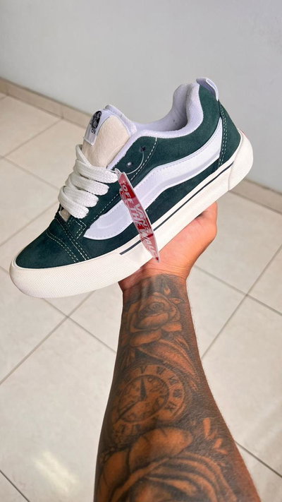 VANS KNU VERDE Y BEIGE