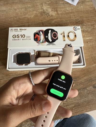 SMARTWATCH GS10 FORMATO MINI 38 40 MM (DOBLE MALLA)
