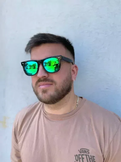 LENTES ANTEOJOS DE SOL RAYBAN wayfarer espejado 2140 901/19 INT NEGRO/VERDE 