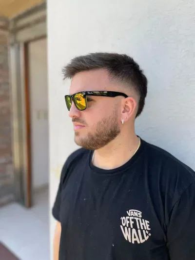 LENTES ANTEOJOS DE SOL RAYBAN Wayfarer Espejado 2140 1000/69 Negro int amarillo/naranja 