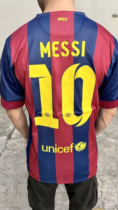 CAMISETA BARCELONA FINAL BERLIN 2015 MESSI VERSION JUGADOR