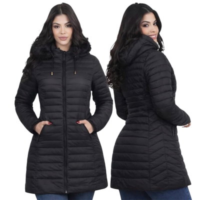 #772 Campera sin piel larga 