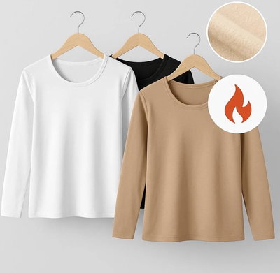 Remera térmica de dama colores