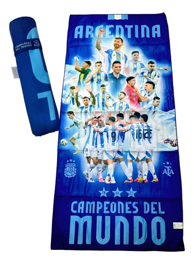 Toallón Secado Rápido Campeones del Mundo 