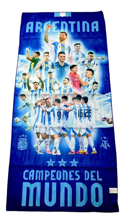 Toallón Secado Rápido Campeones del Mundo 