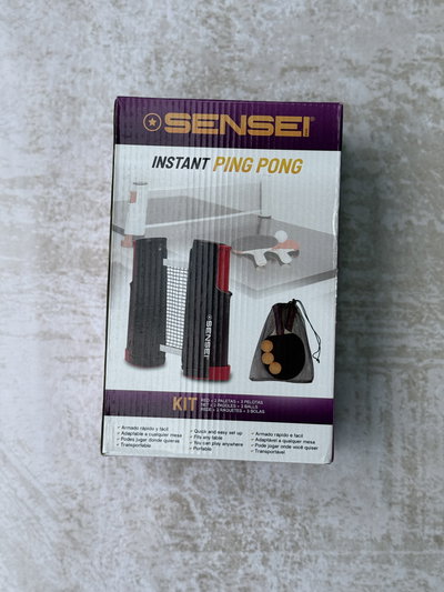 Set De Ping Pong Instant (2 Paleta Y 3 Pelota Y Red) | Sensei®
