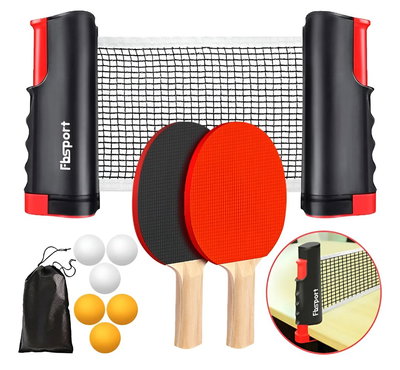 Set De Ping Pong Instant (2 Paleta Y 3 Pelota Y Red) | Sensei®