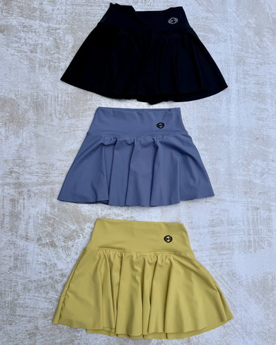 Pollera Short Tableada 