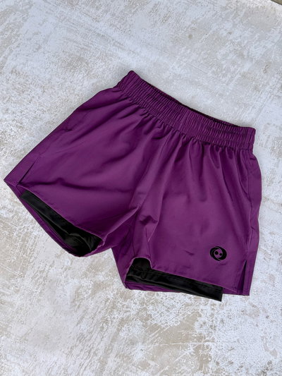 Short Tela Plana Con Calza Básico 