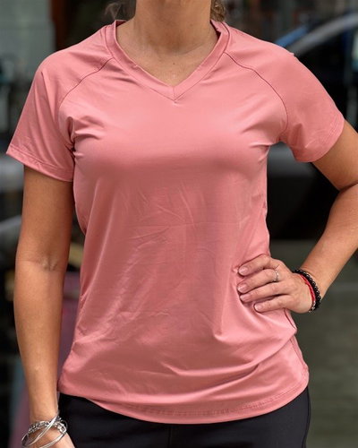 Remera Lycra-Drifit Escote V 