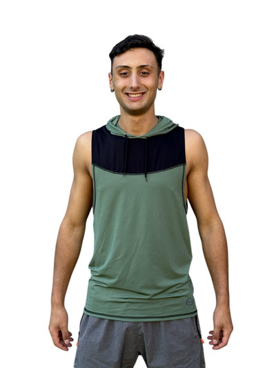 Musculosa con capucha Lycra 