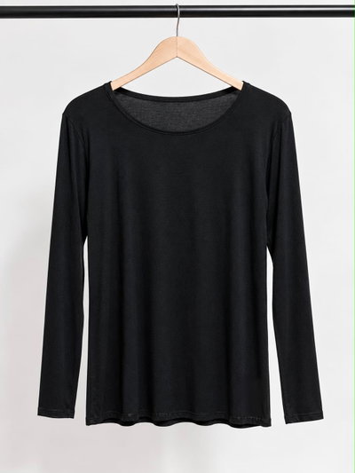 REMERA MODAL MANGA LARGA MUJER 
