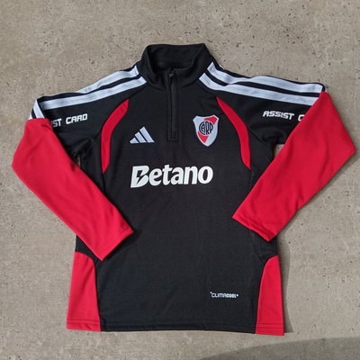 BUZO MEDIO CIERRE RIVER PLATE FRIZADO