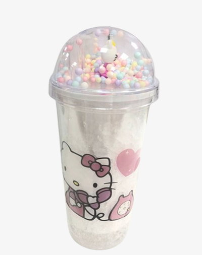 VASO KITTY BLANCO