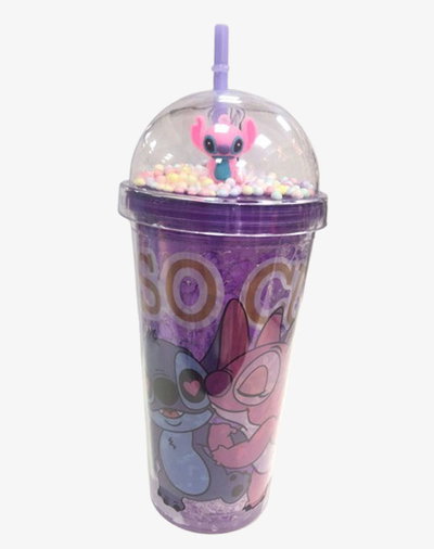 VASO STITCH LILA