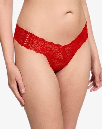 COLA LESS DE ENCAJE CON CORDONES - Victoria's Secret