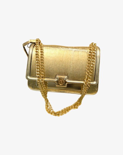 CARTERA VICTORIA'S SECRET DORADA