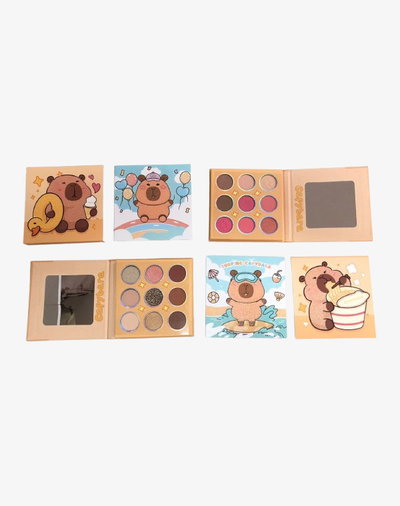PALETA DE SOMBRA CAPYBARA 9 TONOS