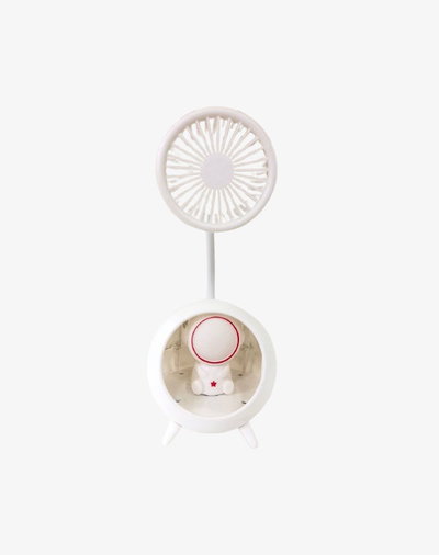 LÁMPARA ASTRONAUTA CON VENTILADOR