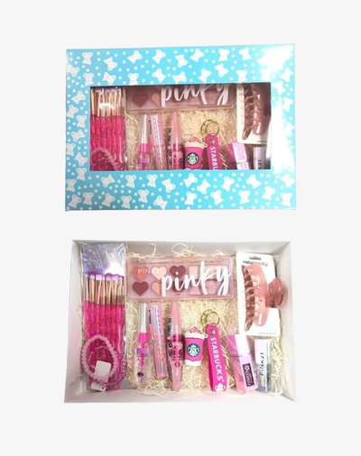 CAJA DE REGALO MAQUILLAJE + ACCESORIOS