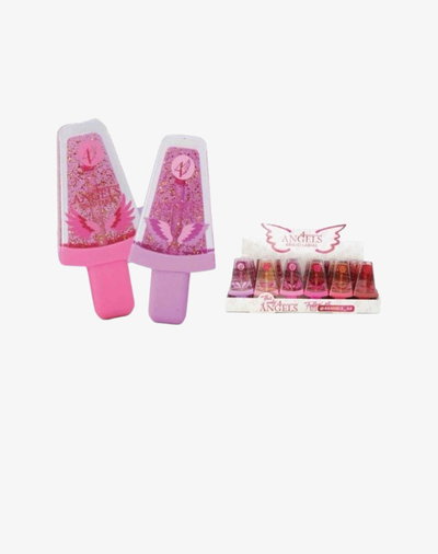 BRILLO LABIAL CON GLITTER FORMA HELADO 4ANGELS